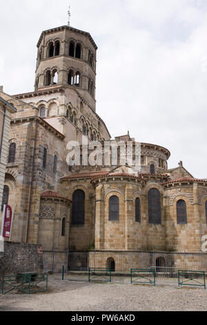 Östlich vor saint-austremoine Issoire, Frankreich Stockfoto