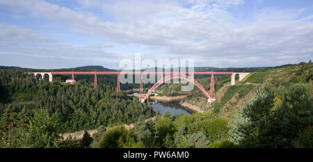 Garabit-viadukt, Viaduc de Garabit Stockfoto