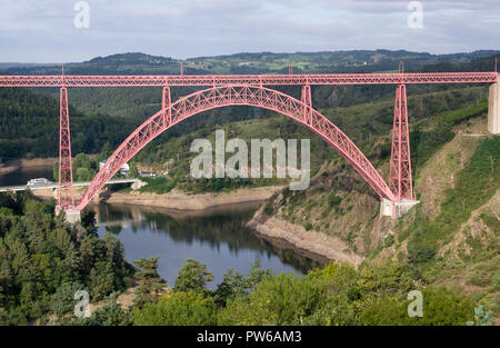 Garabit-viadukt, Viaduc de Garabit Stockfoto