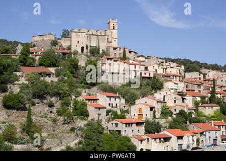 Eus Frankreich eine schönste Dorf Stockfoto