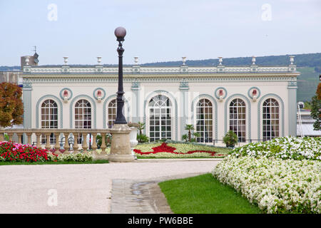 Der Jardin de l'Orangerie, Epernay. Stockfoto