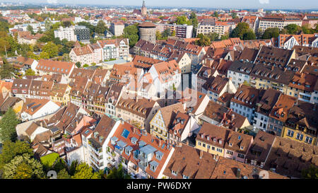 Luftbild der Altstadt oder Altstadt, Nürnberg, Deutschland Stockfoto