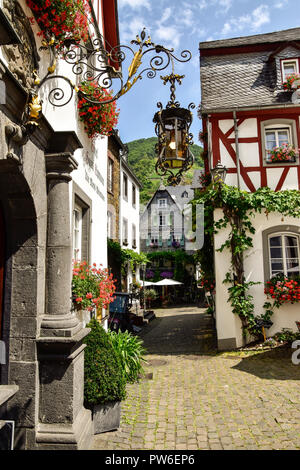 Beilstein kleines Dorf an der Mosel Stockfoto