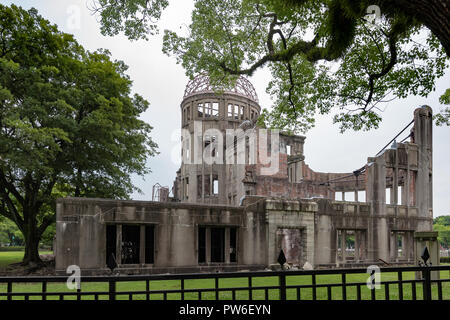 Hiroshima, Japan - 27. JUNI 2017: Atombombendom Memorial Building in Hiroshima, Japan Stockfoto