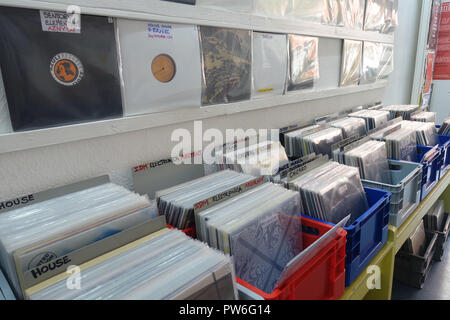 Berlin Vinyls Store Stockfoto