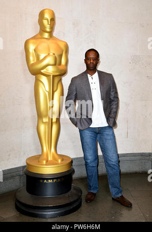 Adrian Lester an der Akademie der Künste und Wissenschaften neue Mitglieder Party in der National Gallery, London. Stockfoto