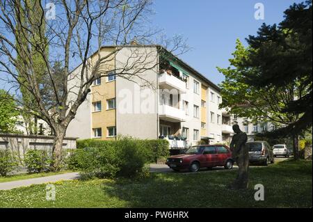 Wien, Genossenschaftshaus - Wien, Genossenschaft Tenement Stockfoto