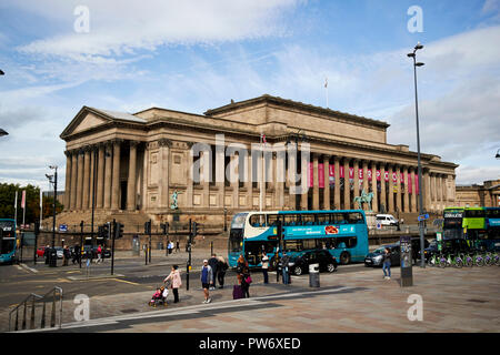 St Georges Hall im Stadtzentrum von Liverpool Merseyside England Großbritannien Stockfoto