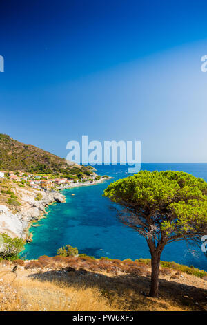 Cristal Meerwasser in der Nähe von Pomonte, Insel Elba Stockfoto