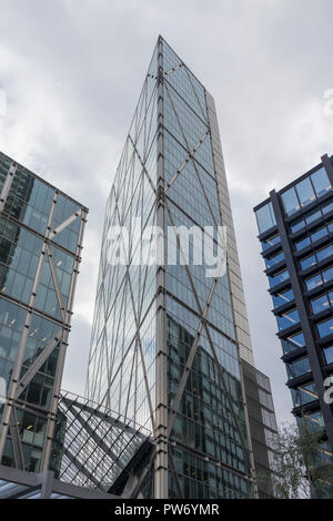 Die broadgate Tower, einem Hochhaus in der Londoner Main Financial District, der Stadt London, England, Großbritannien Stockfoto