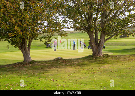 Wochenende Golfspieler Stockfoto