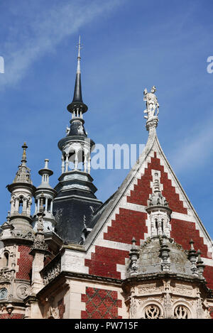 Palais Bénédictine, Fécamp, Normandie, Seine-Maritime, Frankreich, Europa Stockfoto