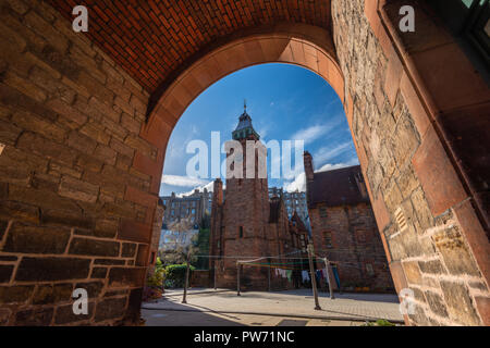 Gut Hof, Dean Village, Edinburgh, Schottland, Vereinigtes Königreich Stockfoto