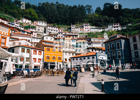 Cudillero, Asturien, Spanien, 2018 Stockfoto