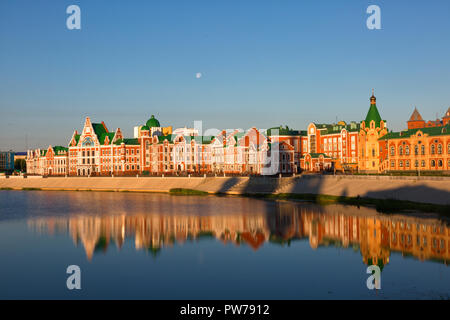 Yoshkar Ola Stadt. Mari El, Russland. Amsterdam Kai in der Stadt Yoshkar-Ola Stockfoto