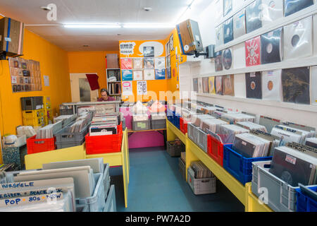 Berlin vinyls Store Stockfoto