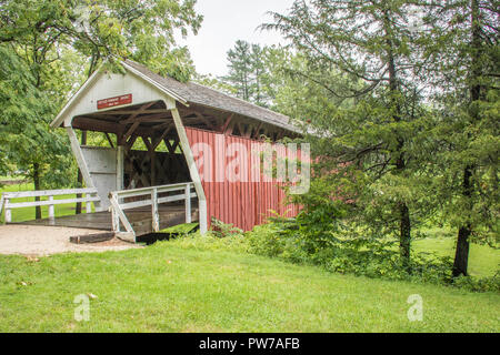 Die cutler Donahoe Brücke im Winterset City Park, Winterset, Madison County, Iowa Stockfoto