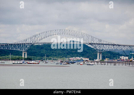 Die Brücke von Nord- und Südamerika Stockfoto