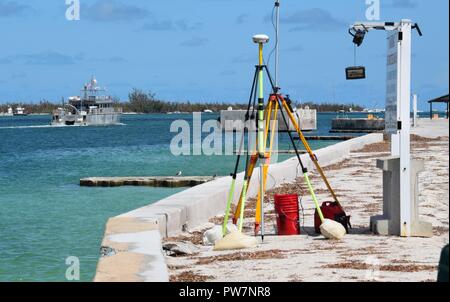 Die US-Armee Korps der Ingenieure, Jacksonville Bezirk Umfrage boot Florida II, Erhebungen des Bundes navigation Channel, Key West, FL, 23. September 2017. Stockfoto