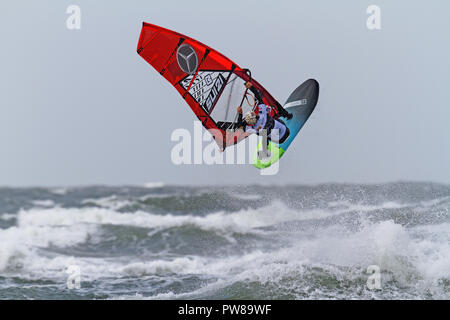 Balz Müller, SUI, Mercedes-Benz Windsurf World Cup Sylt 2018 Stockfoto