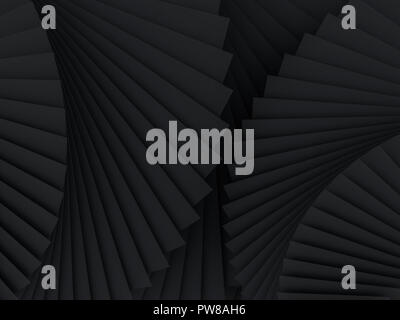 Abstrakte geometrische Hintergrund der Form. 3D-Rendering Stockfoto