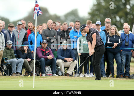 England's Matt Wallace am Tag drei der britischen Meister an der Walton Heath Golf Club, Surrey. Stockfoto