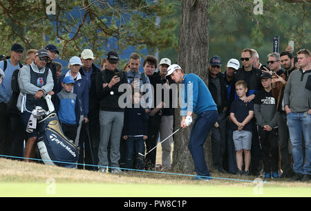 Der Engländer Justin Rose bei Tag drei der britischen Meister an der Walton Heath Golf Club, Surrey. Stockfoto