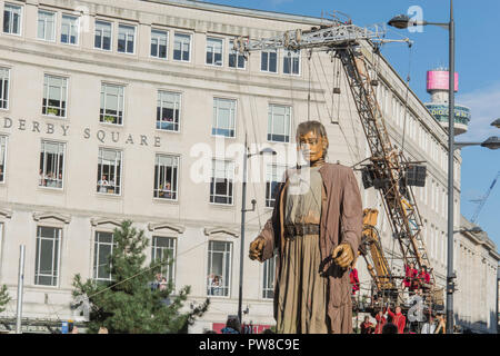 Royal de Luxe - Liverpool Riesen Stockfoto