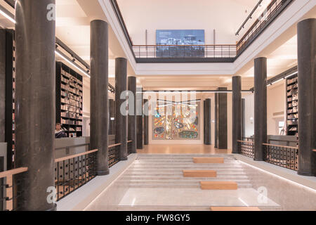 Martynas Mazvydas Nationale Bibliothek von Litauen in Vilnius, Litauen Stockfoto