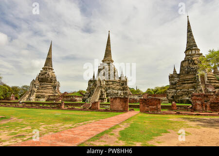 Wat Phra Sri Sanphet in Ayutthaya, Thailand Stockfoto