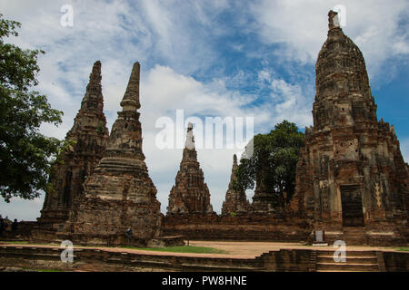 Wat Chaiwatthanaram in Ayutthaya, Thailand Stockfoto