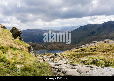 Pyg track Snowdon Stockfoto