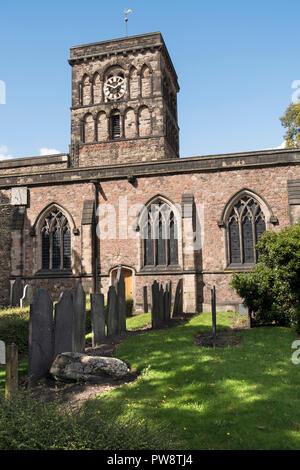 Kirche St. Nikolaus, der ältesten Kirche in Leicester zurück zur angelsächsischen Zeiten, Leicester, England, Großbritannien Stockfoto