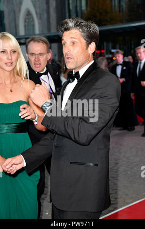 Patrick Dempsey die Teilnahme an der Oper Leipzig Kugel (Leipziger Opernball) "Ahoi Cesko" am 13. Oktober 2018 in Leipzig, Deutschland. Stockfoto