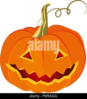 Vektor cartoon Halloween Kürbis Stock Vektor