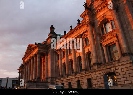 Reichstagsgebäude in Berlin, Deutschland Stockfoto
