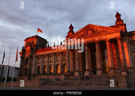 Reichstagsgebäude in Berlin, Deutschland Stockfoto