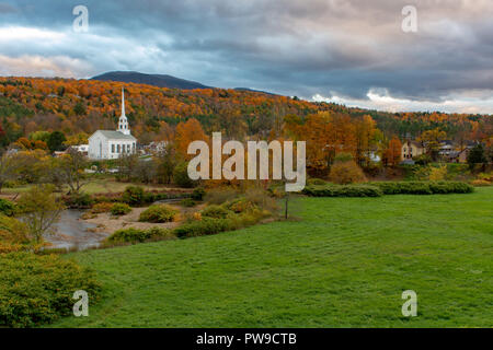 Schöne Kirche in Williston, Vermont Stockfoto