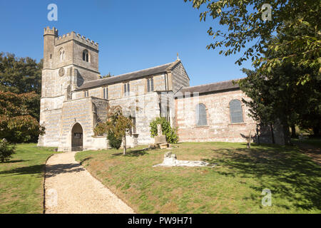 Kirche aller Heiligen, Enford, Wiltshire, England, Großbritannien Stockfoto