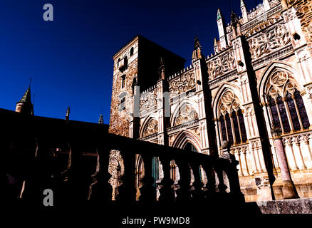 Real Monasterio de Guadalupe. Cáceres. Der Extremadura. España. Stockfoto