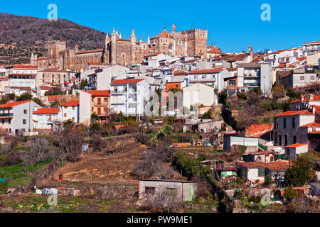 Real Monasterio de Guadalupe. Cáceres. Der Extremadura. España. Stockfoto