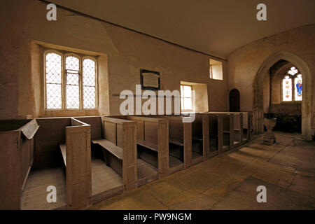 St Arilds Kirche, Oldbury-on-the-Hill, Gloucestershire. Stockfoto