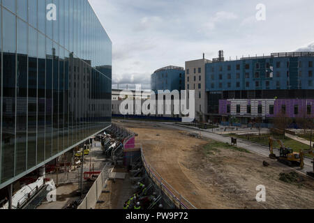 AstraZeneca neue globale Forschung und Entwicklung Hauptsitz in Cambridge, Cambridge biomedizinischen Campus Gebäude, England, Großbritannien Stockfoto