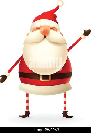 Cute Santa Claus Vector Illustration Stock Vektor