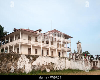 Haupthaus von Roça Vista Alegre Stockfoto