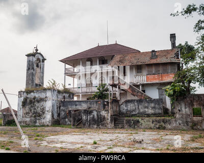 Haupthaus von Roça Vista Alegre Stockfoto