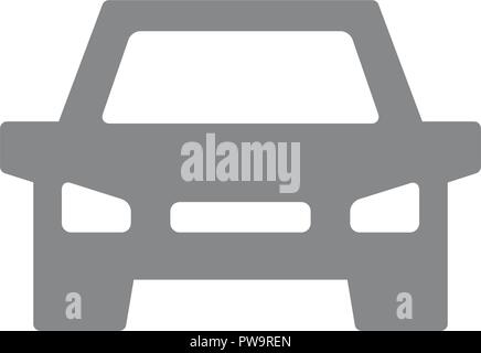 Vektor auto-Symbol. Fahrzeug, KFZ-Symbol und Zeichen Abbildung auf weißen Hintergrund. Stock Vektor