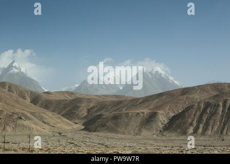 Mt Kongur, Karakorum Highway, Region Xinjiang, China Stockfoto