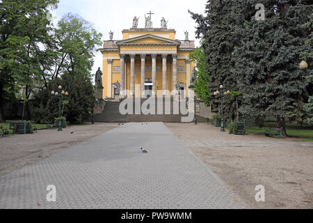 Die Kathedrale Basilica von Eger Sehenswürdigkeiten Ungarn Stockfoto