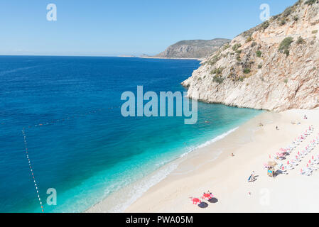 Strand von Kaputas, lyrische Küste der Türkei Stockfoto